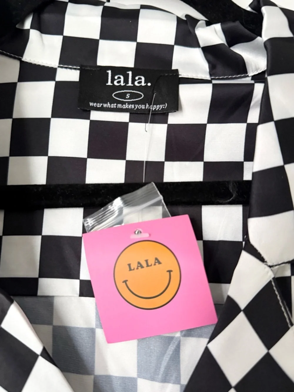NWT Dressed in Lala checkered skirt set (S) - Picture 5 of 6